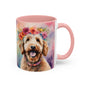 Labradoodle 04 Accent Coffee Mug - Dog Lover Gift