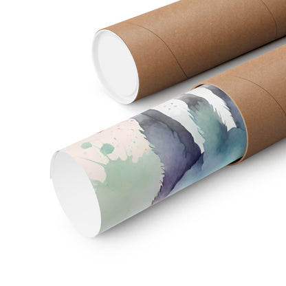 Nursery Llamas 4 Matte Horizontal Posters