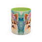 Pomeranian 03 Accent Coffee Mug - Dog Lover Gift