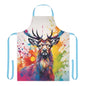 Multicoloured Stag Adult Apron (AOP)