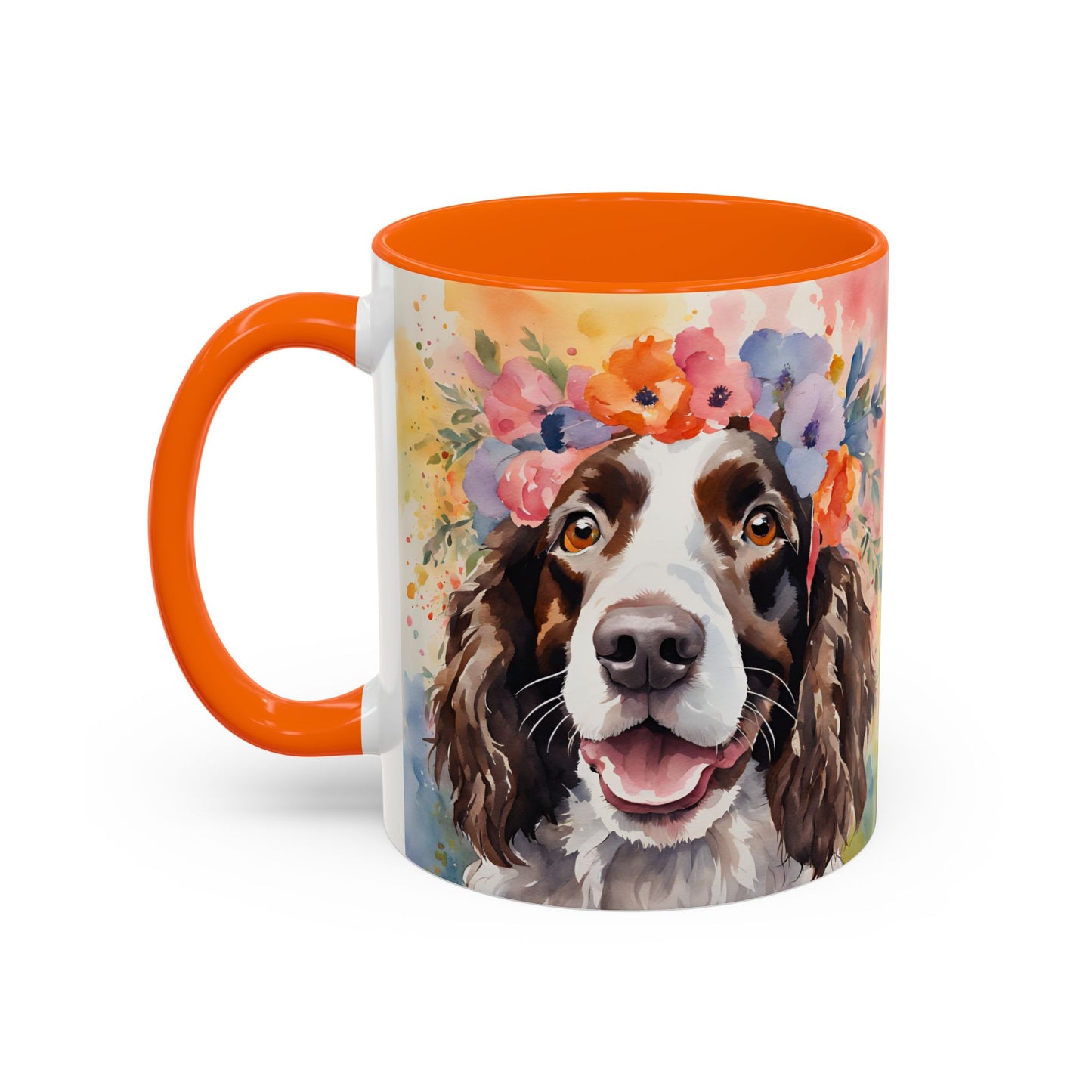 Springer Spaniel 03 Accent Coffee Mug - Dog Lover Gift