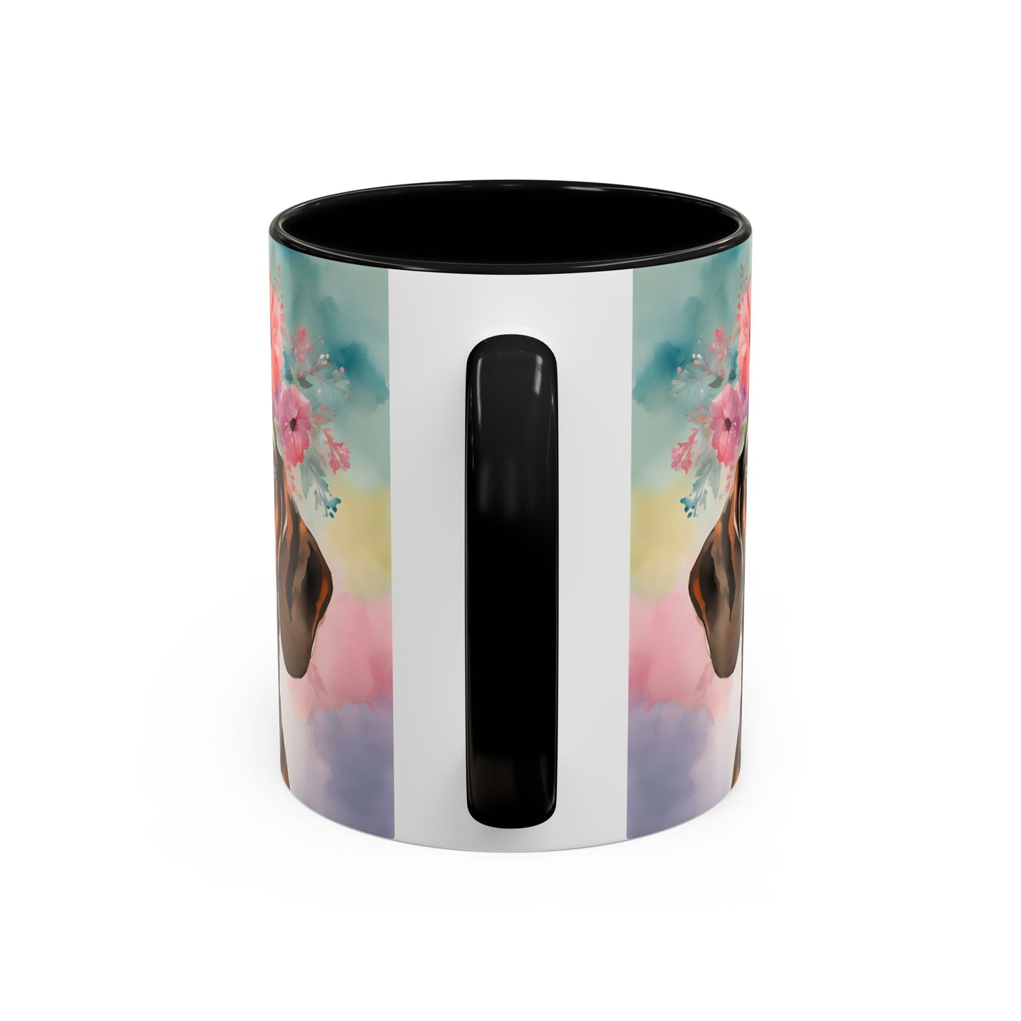 Dachshund 03 Accent Coffee Mug - Dog Lover Gift