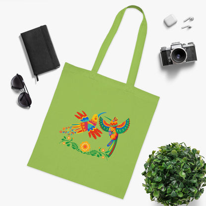 Funky birds 02 Cotton Tote