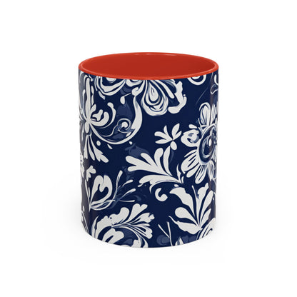 Flower 3 Accent Coffee Mug (11oz)