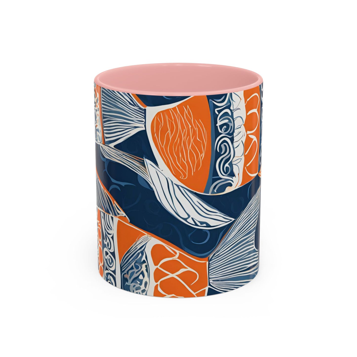 Orange Fish 03 Accent Coffee Mug (11oz)