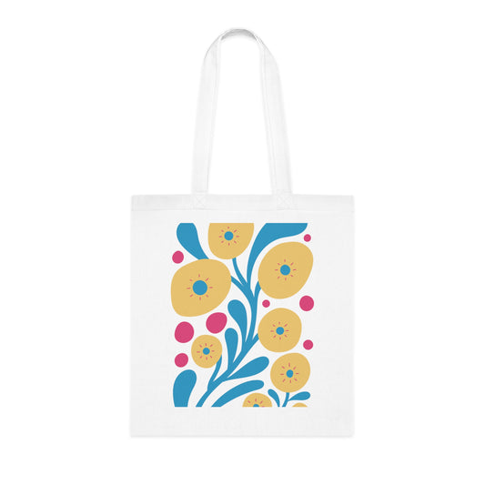Abstract flowers 05 Cotton Tote