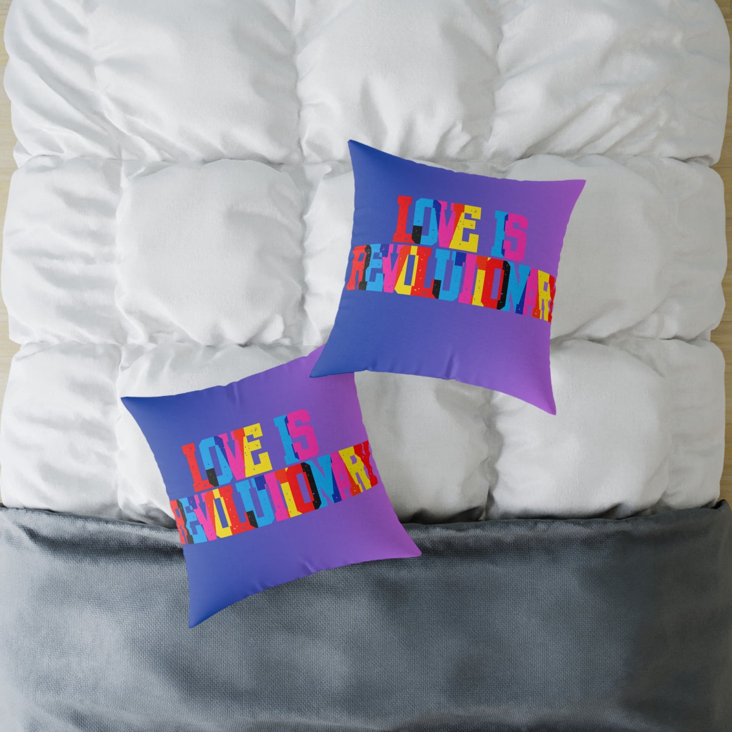 Love Is Revolutionary Poly Pillow