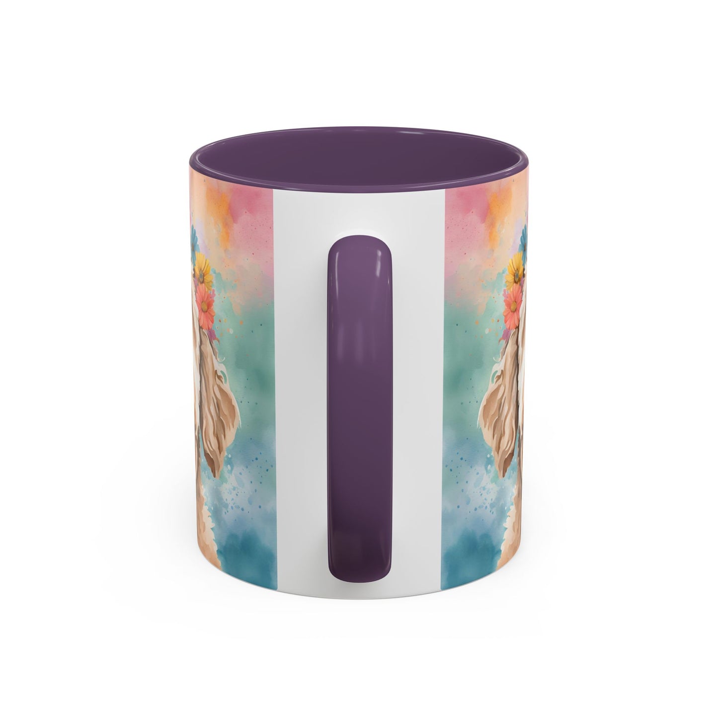 Labradoodle 02 Accent Coffee Mug - Dog Lover Gift