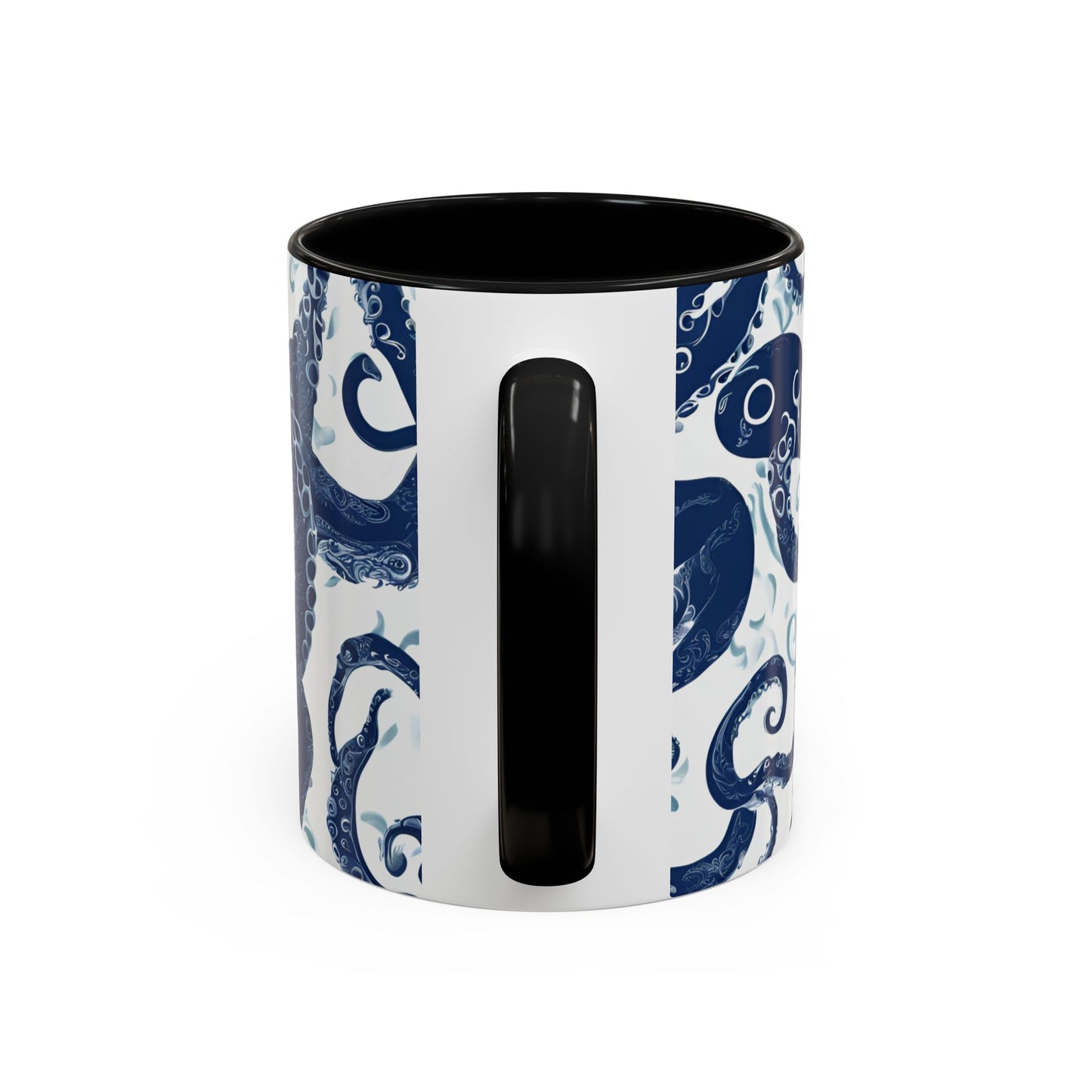 Octopus 1 Accent Coffee Mug (11oz)
