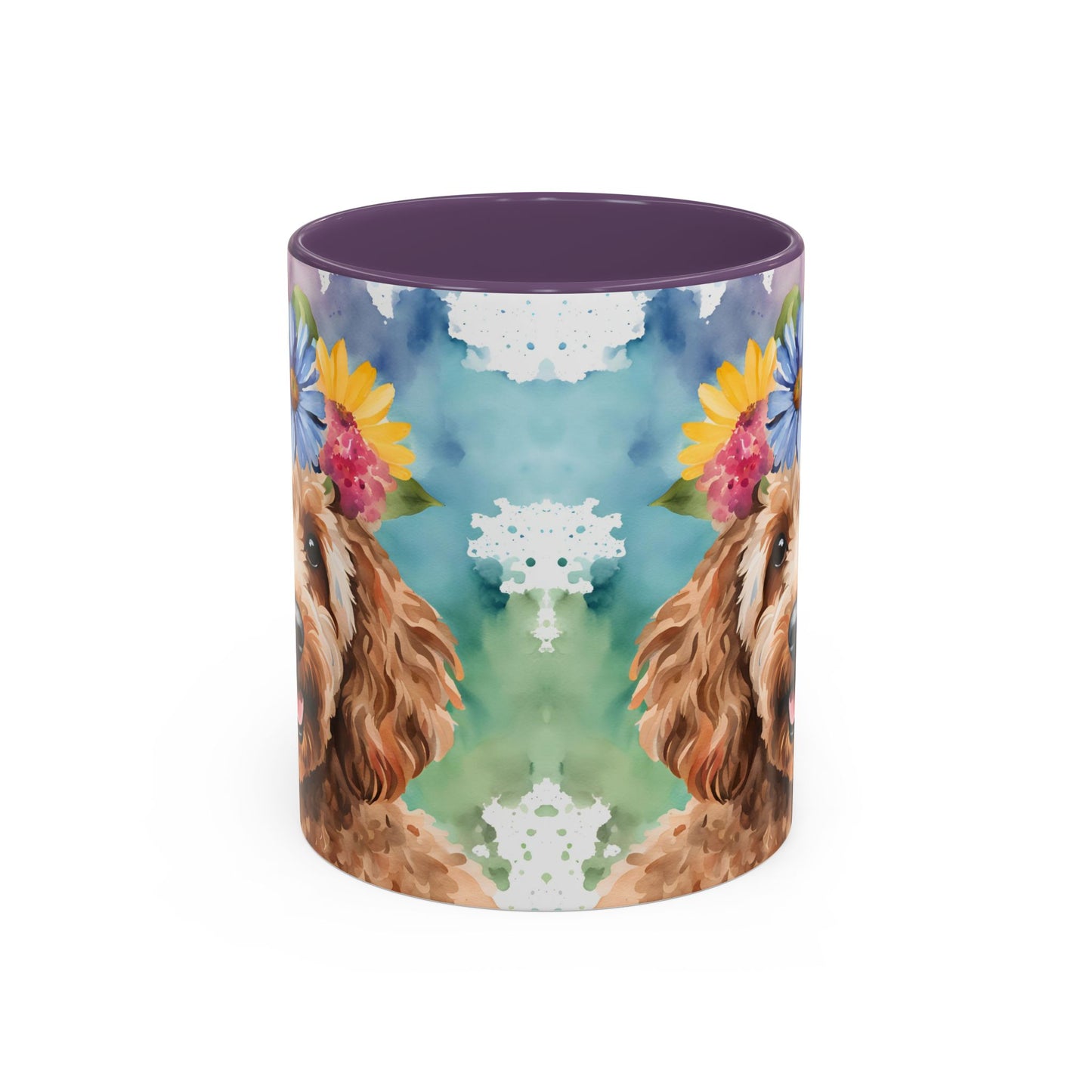 Cockapoo 03 Accent Coffee Mug - Dog Lover Gift