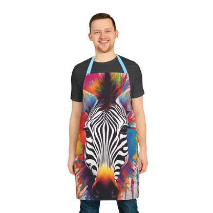 Multi zebra Adult Apron (AOP)