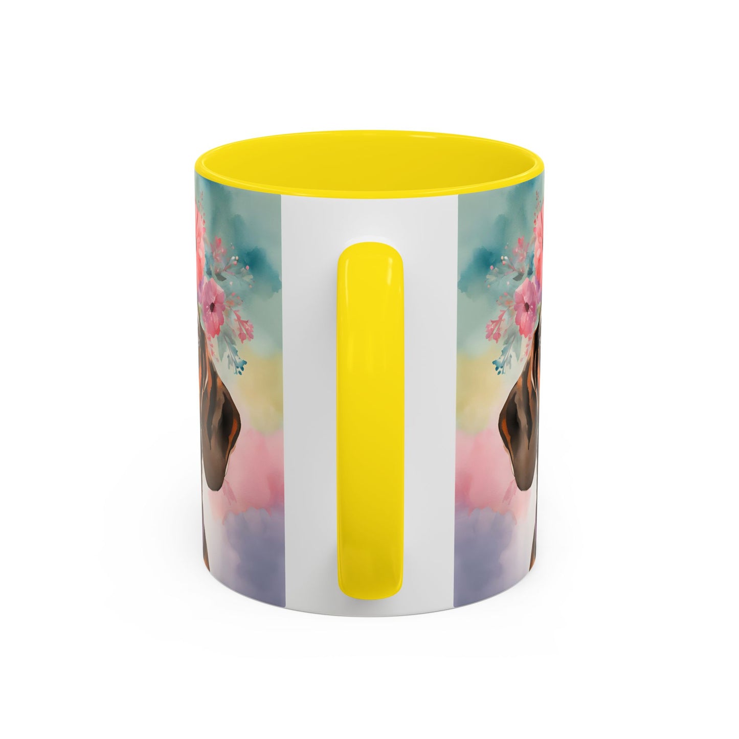 Dachshund 03 Accent Coffee Mug - Dog Lover Gift