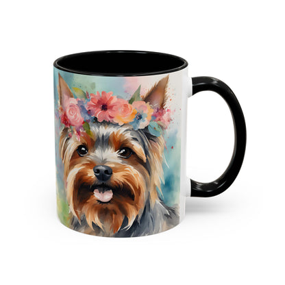 Yorkshire Terrier 04 Accent Coffee Mug - Dog Lover Gift