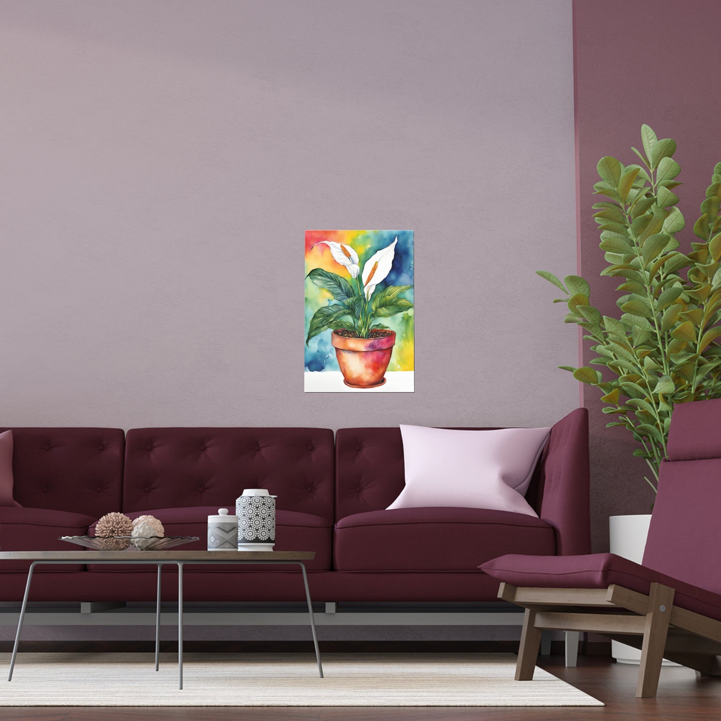 Multi Pot Plant 19 Indoor and Outdoor Silk Posters