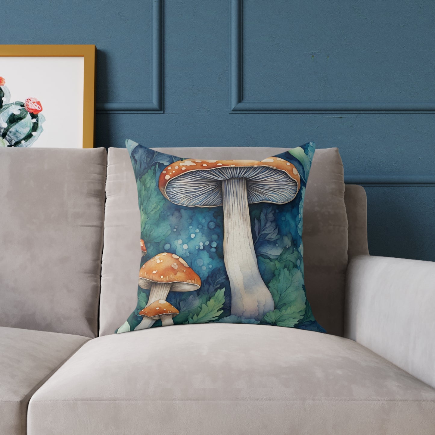 Toadstool 03 Poly Pillow - Natures Beauty Design