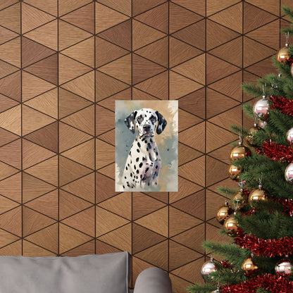 Dogs Dalmatian 04 Matte Vertical Poster