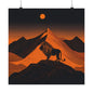 Lone Collection Lion 6 Matte Square Posters