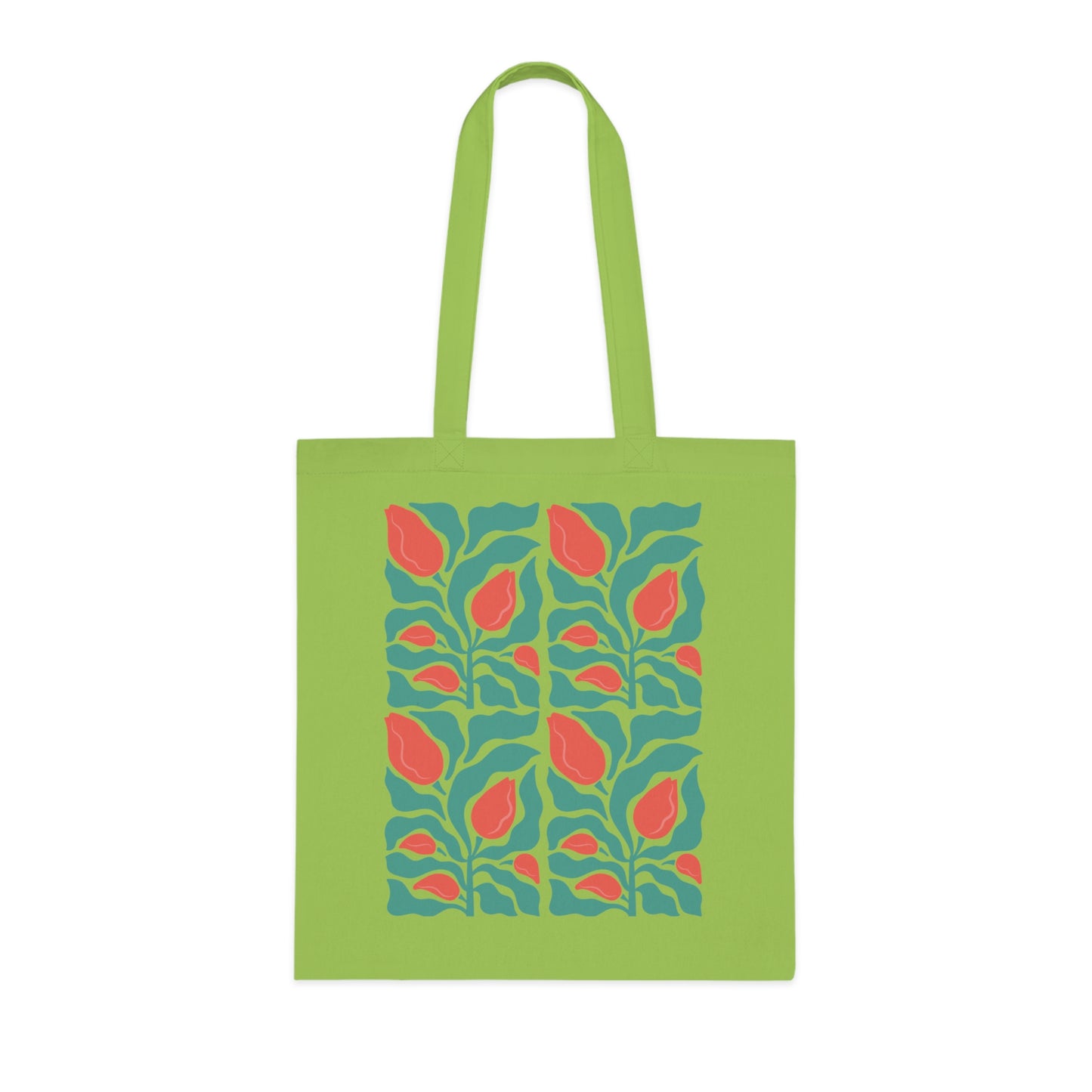 Abstract flowers 11 Cotton Tote