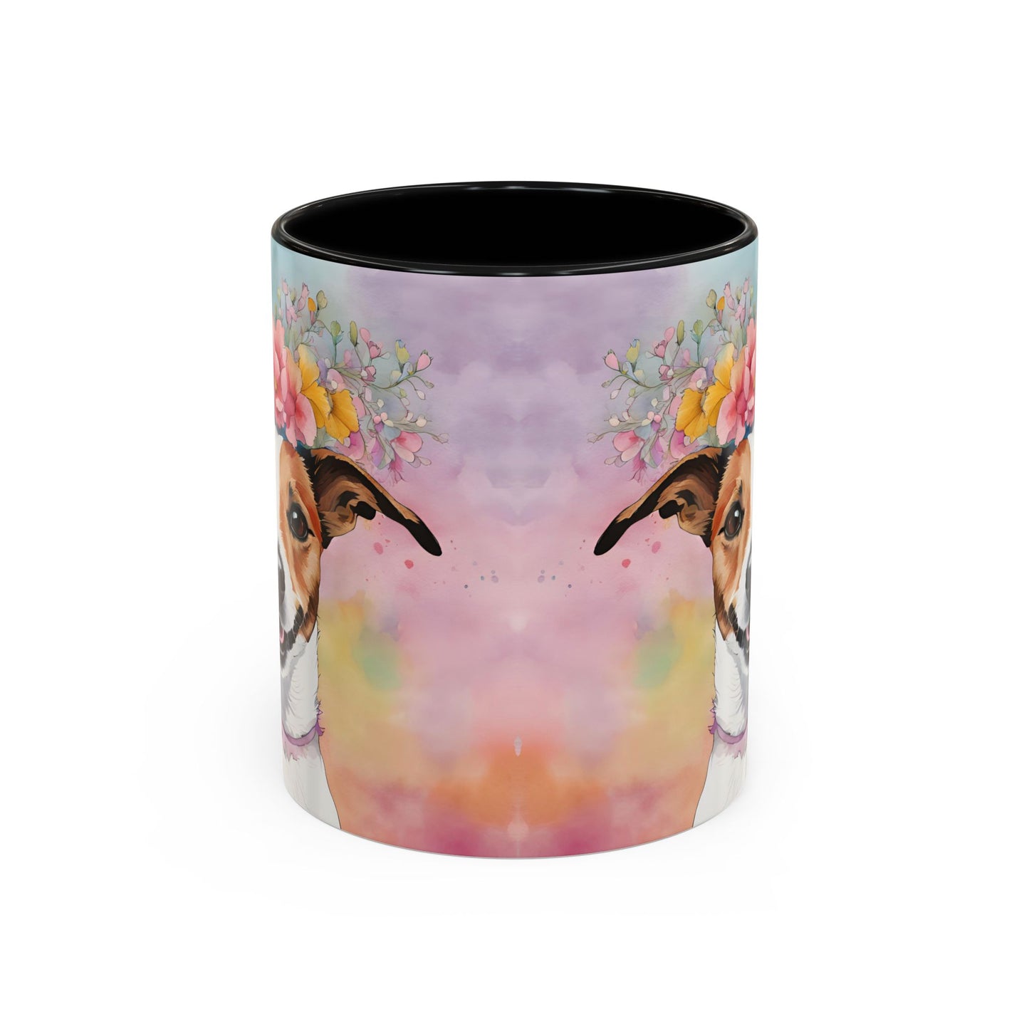 Jack Russell 03 Accent Coffee Mug - Dog Lover Gift