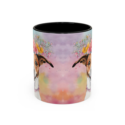 Jack Russell 03 Accent Coffee Mug - Dog Lover Gift