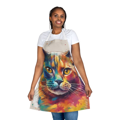 Multi pussycat Adult Apron (AOP)