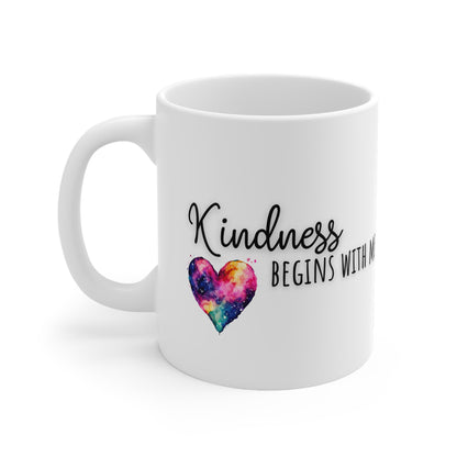 Kindness Begins With Me Ceramic Mug 11oz