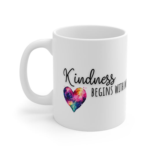 Kindness Begins With Me Ceramic Mug 11oz