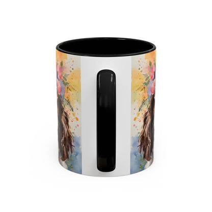 Springer Spaniel 03 Accent Coffee Mug - Dog Lover Gift