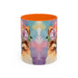Pomeranian 01 Accent Coffee Mug - Dog Lover Gift