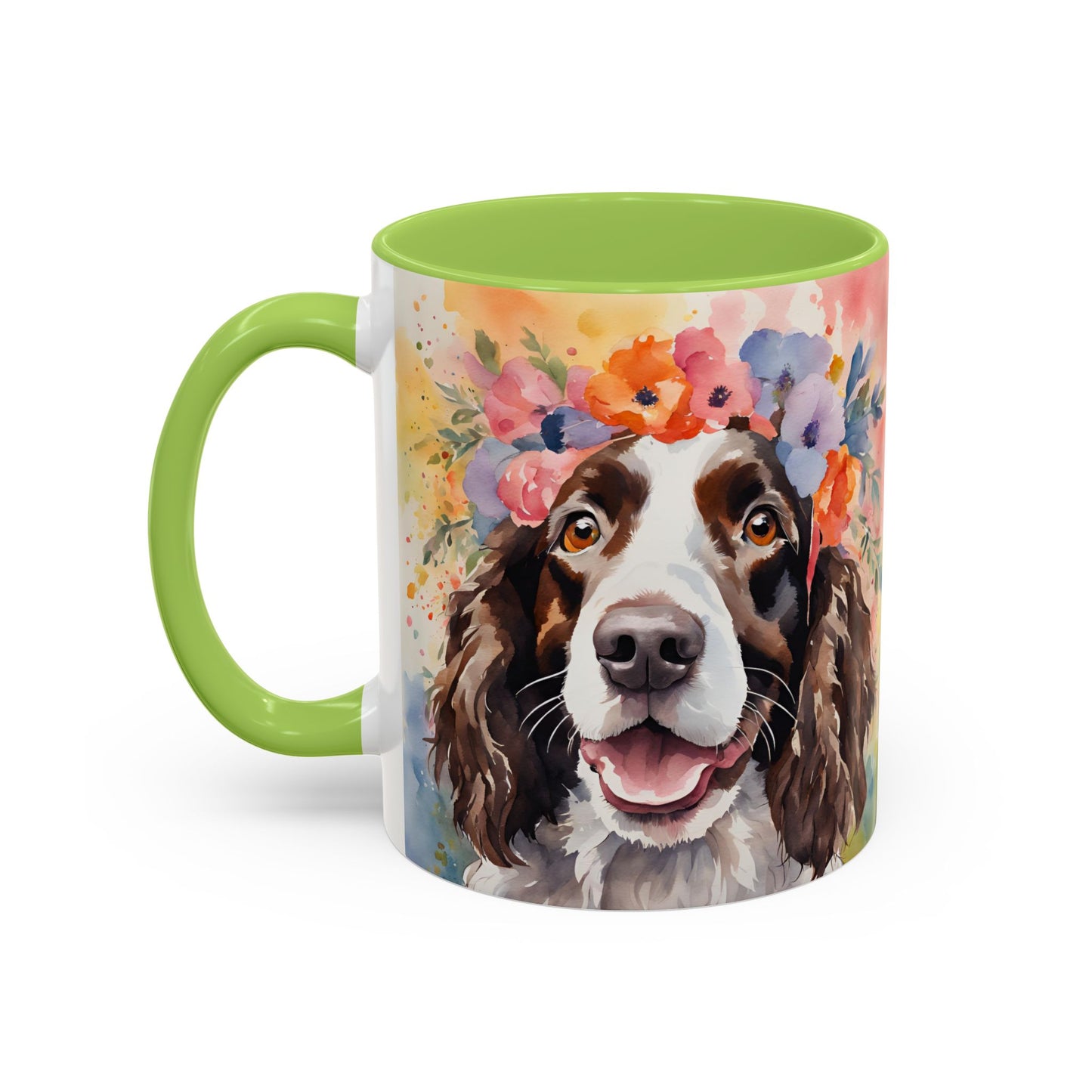 Springer Spaniel 03 Accent Coffee Mug - Dog Lover Gift