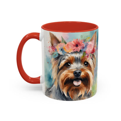 Yorkshire Terrier 04 Accent Coffee Mug - Dog Lover Gift