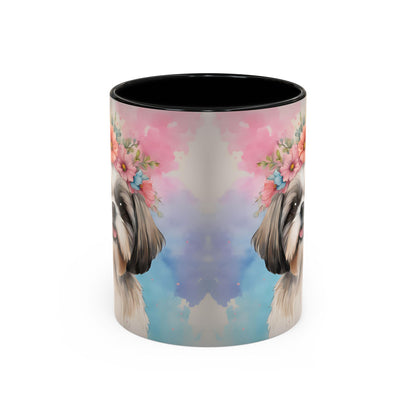 Shih Tzu 03 Accent Coffee Mug - Dog Lover Gift