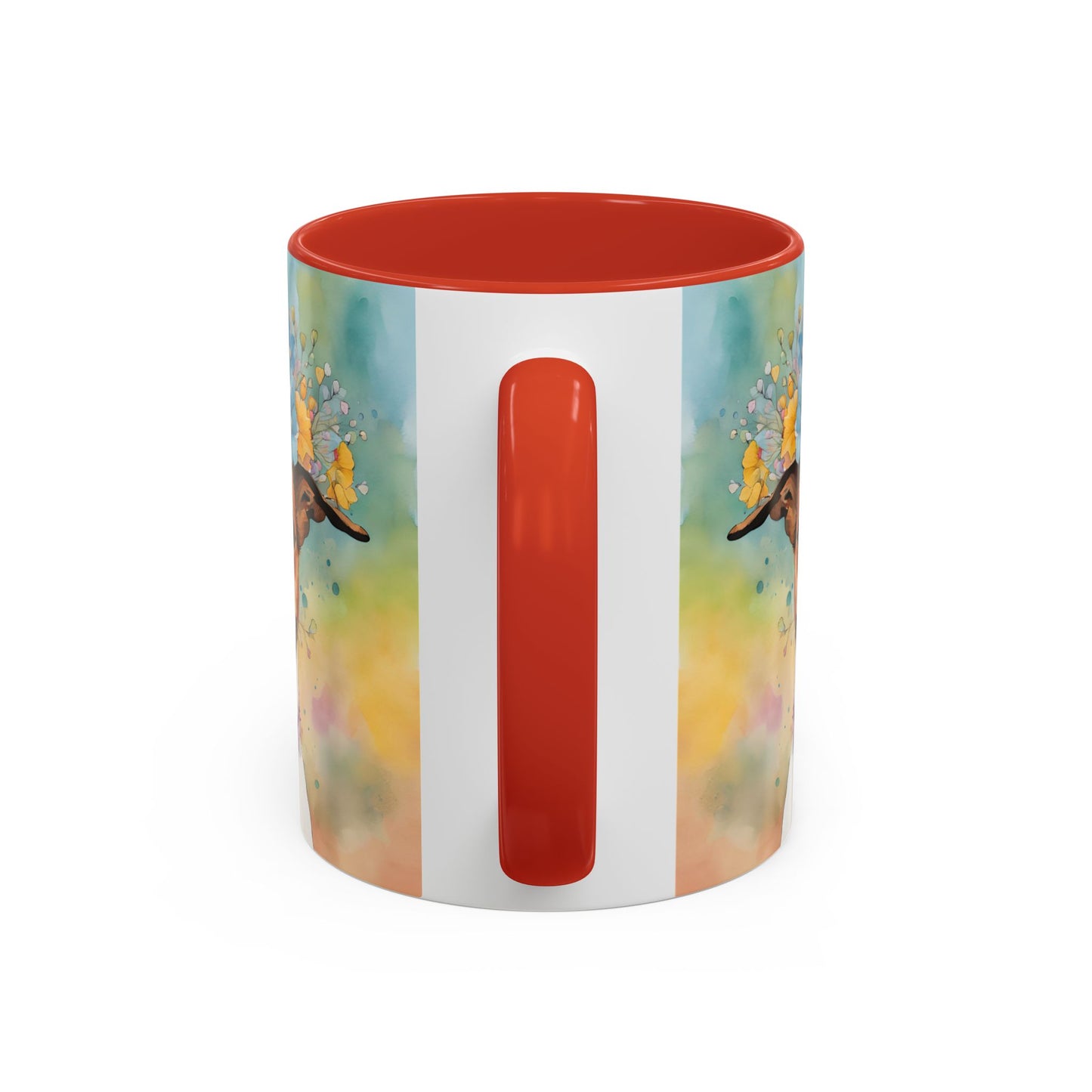 Jack Russell 03 Accent Coffee Mug - Dog Lover Gift