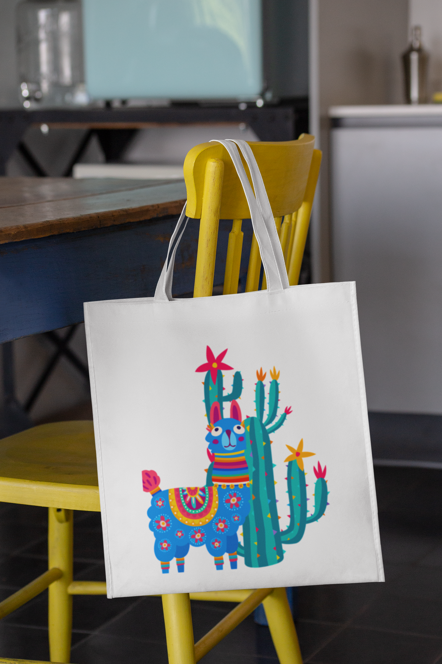 Llama 05 Cotton Tote