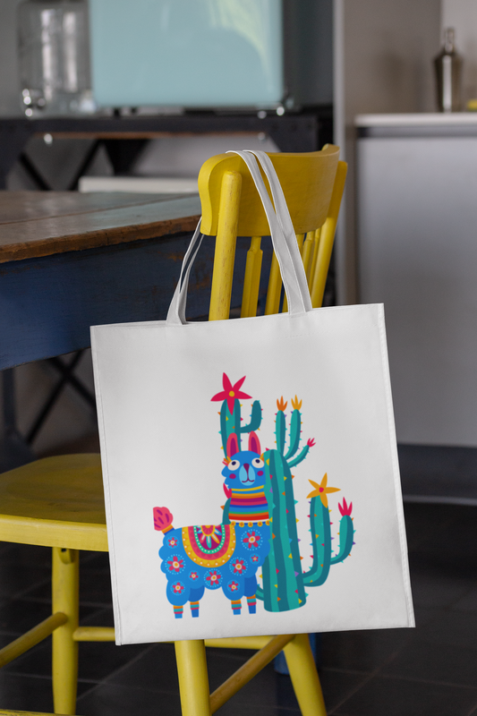 Llama 05 Cotton Tote