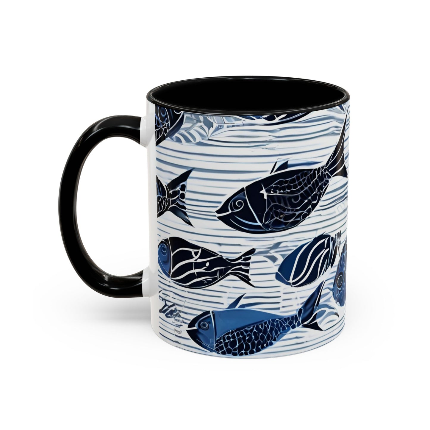 Fish 10 Accent Coffee Mug (11oz)