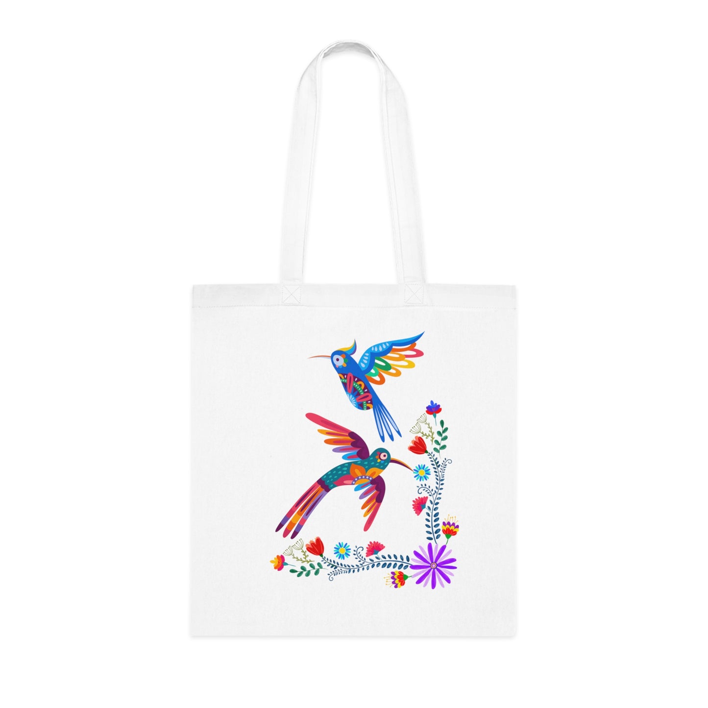 Funky birds 03 Cotton Tote