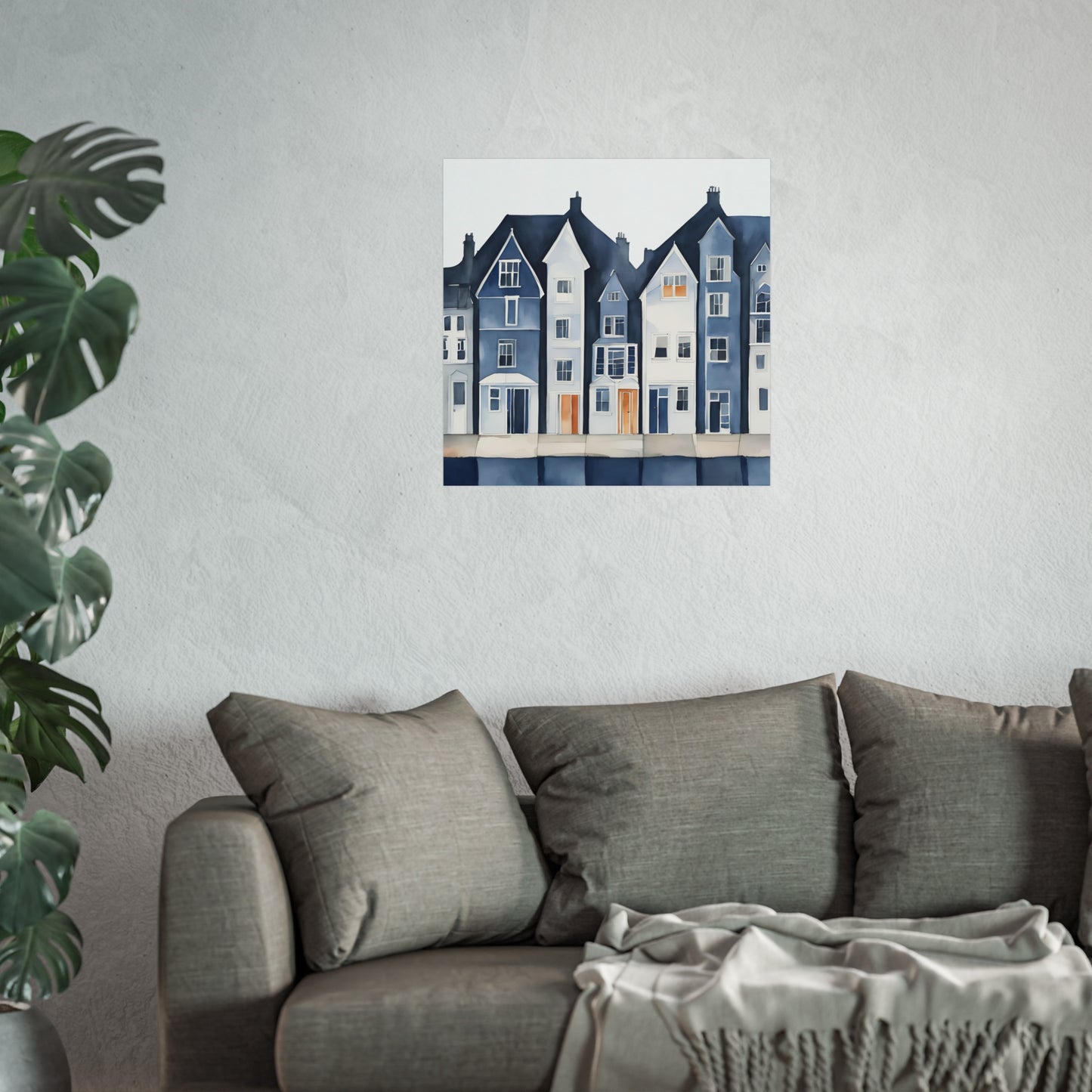 Blue Collection 28 Matte Print