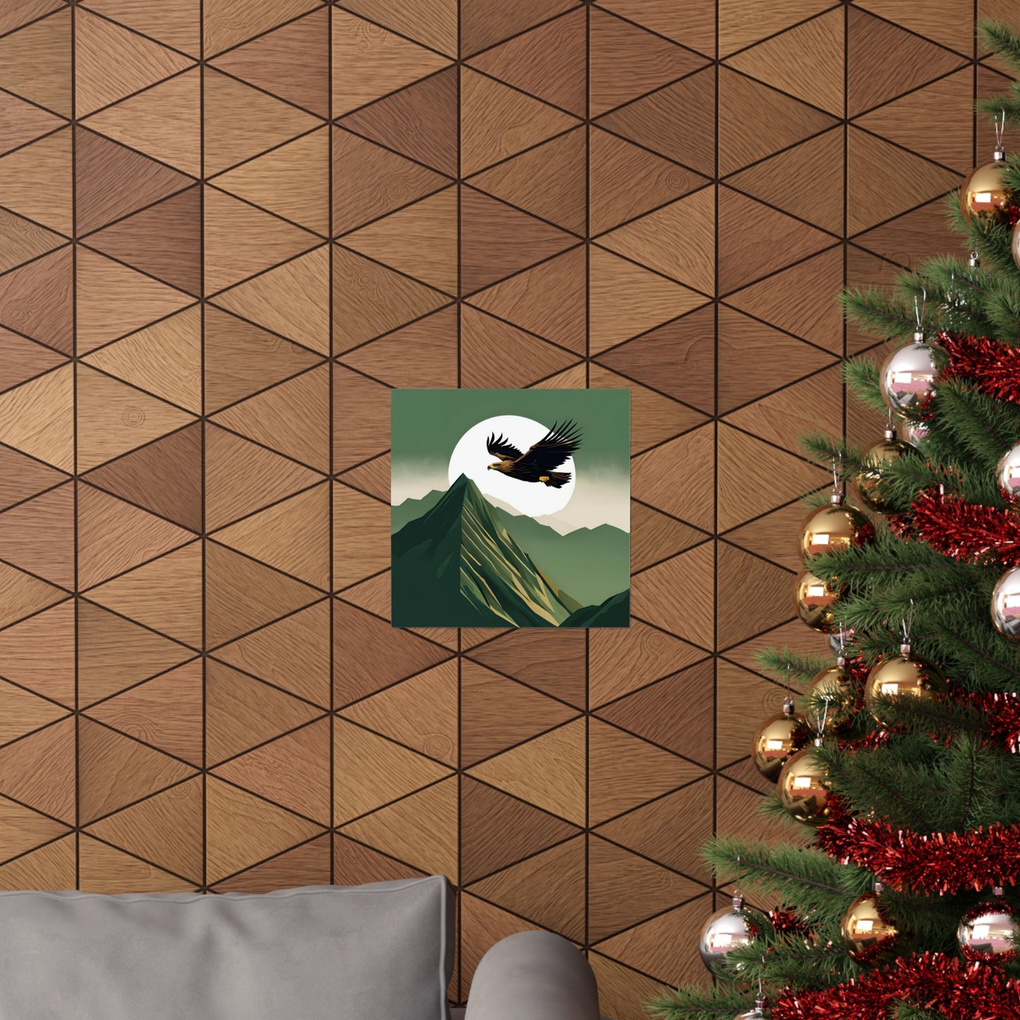 Lone Collection Eagle 19 Matte Square Posters