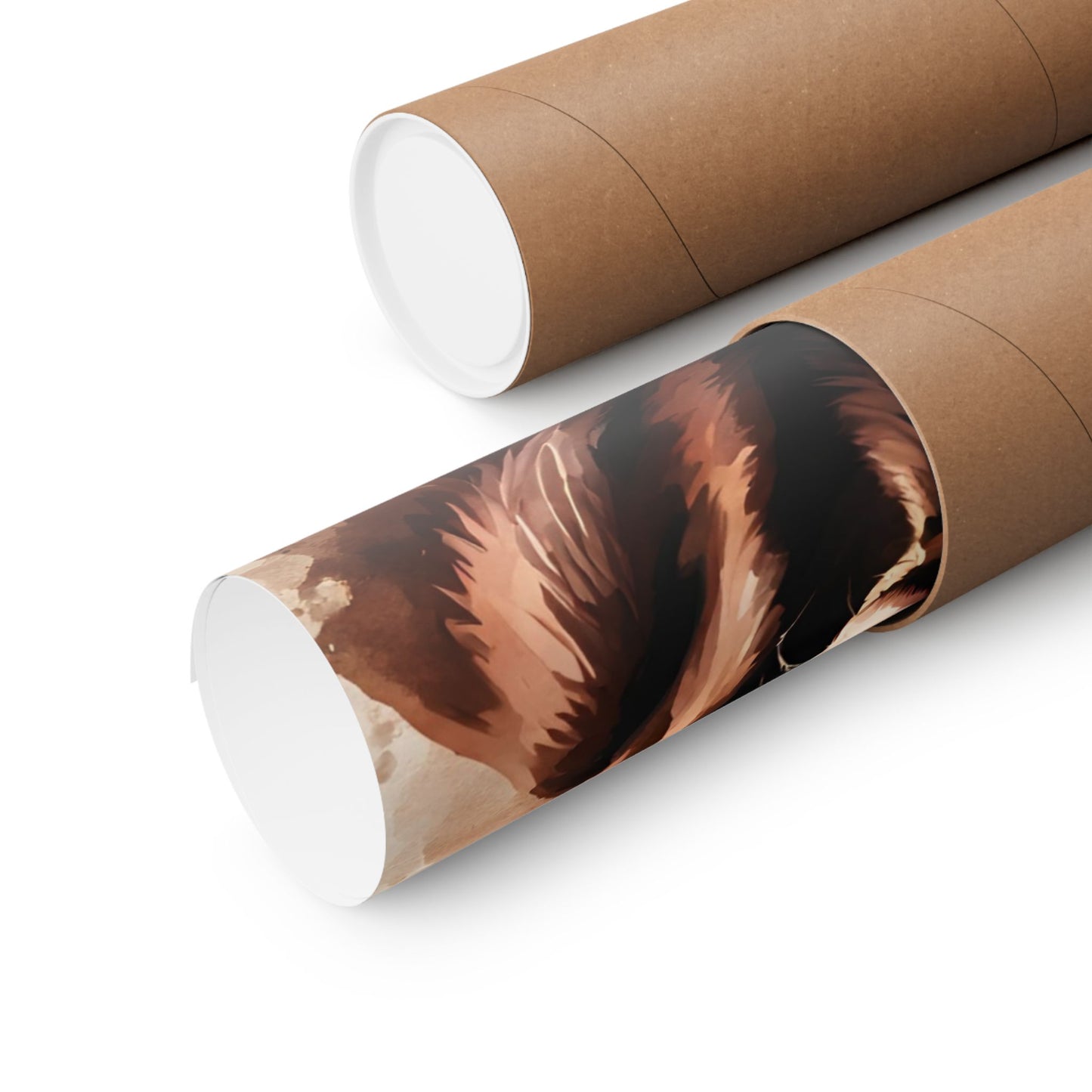 Dogs Chocolate Labrador 01 Matte Vertical Poster