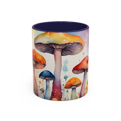 Mushroom 3 Accent Mug 11oz