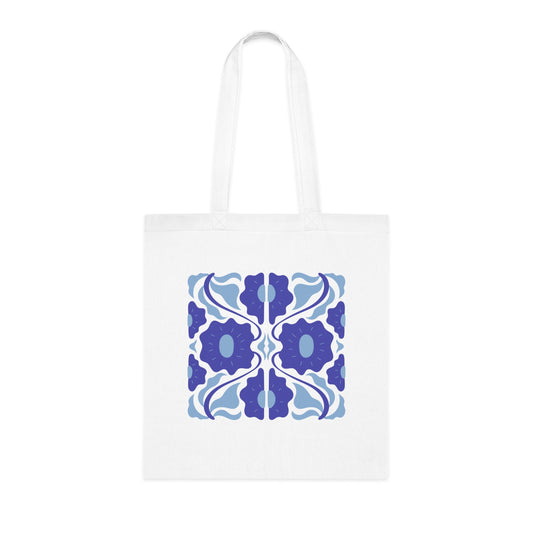 Abstract flowers 22 Cotton Tote