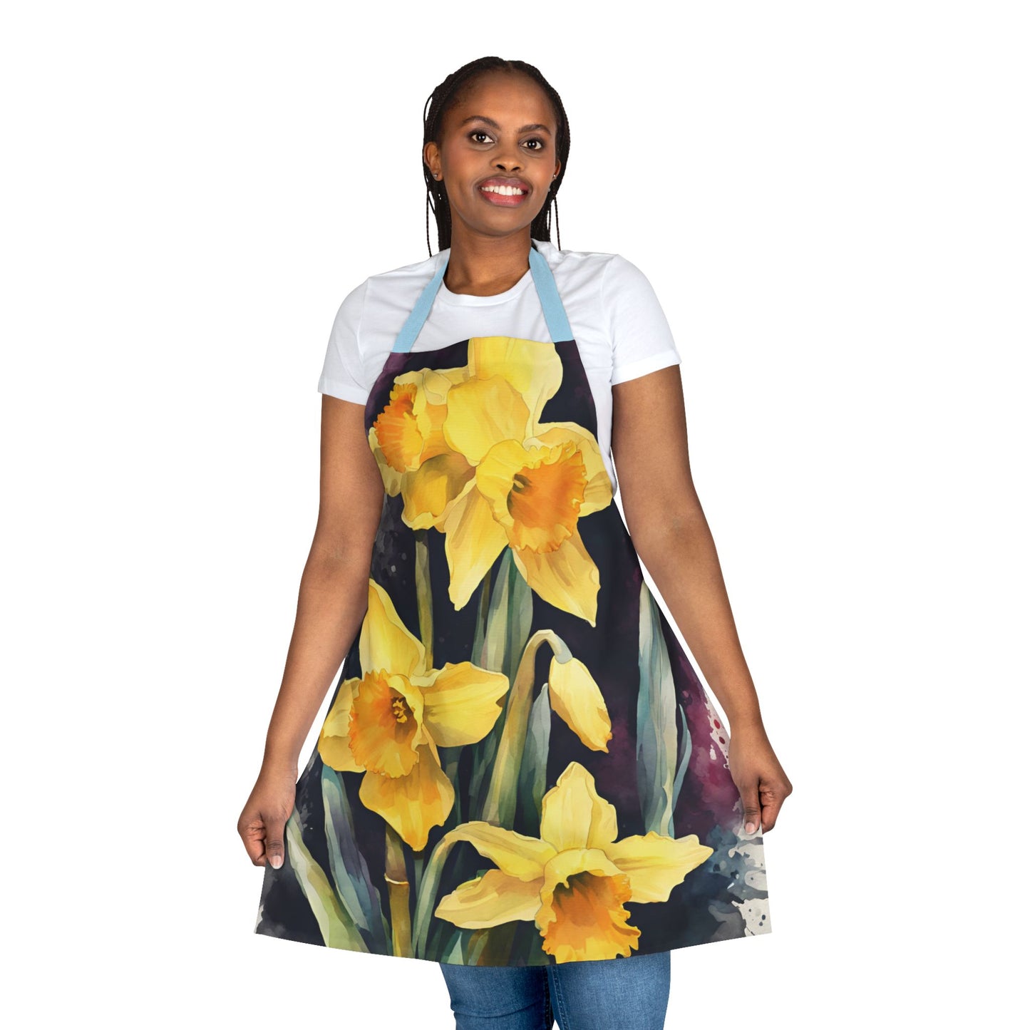 Daffodils 01 Apron 5-Color Straps