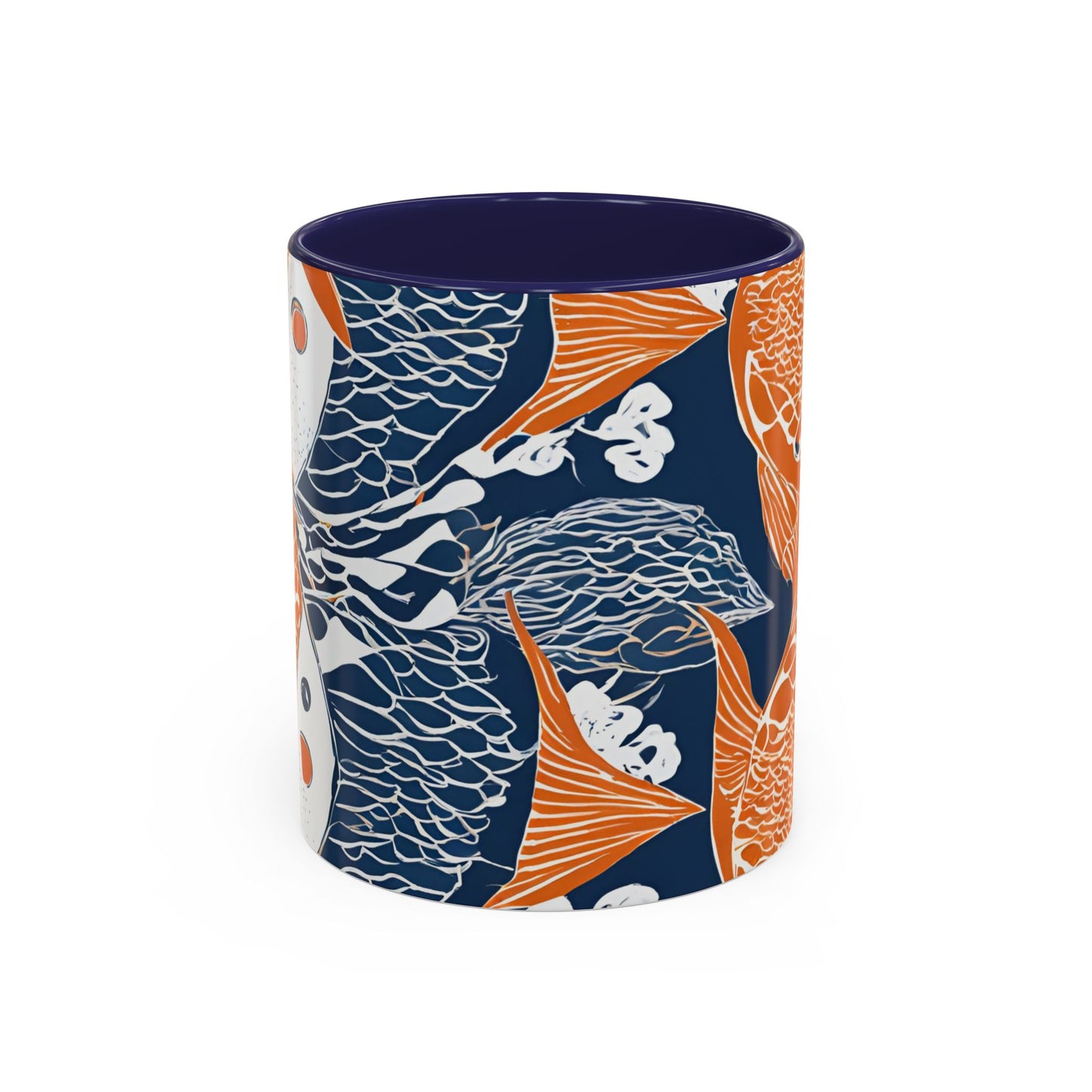 Orange Fish 01 Accent Coffee Mug (11oz)