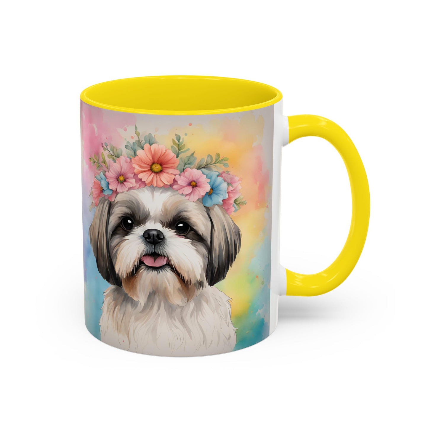 Shih Tzu 03 Accent Coffee Mug - Dog Lover Gift