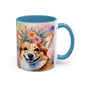 Corgi 04 Accent Coffee Mug - Dog Lover Gift