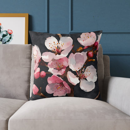Cherry Blossom 02 Poly Pillow - Natures Beauty Design