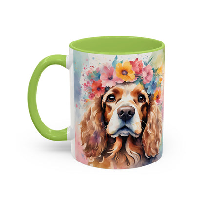 Cocker Spaniel 03 Accent Coffee Mug - Dog Lover Gift