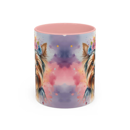 Yorkshire Terrier 01 Accent Coffee Mug - Dog Lover Gift