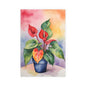 Multicolored Pot Plant 6 Indoor and Outdoor Silk Poster